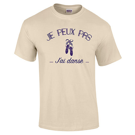 je peux pas danse t-shirt