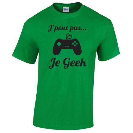 je peux pas geek tee shirt