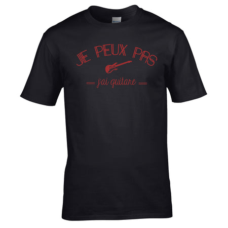 je peux pas guitare tee shirt