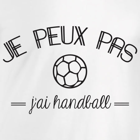 je peux pas handball tee shirt