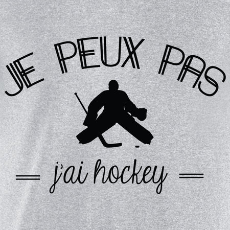 je peux pas hockey tee shirt