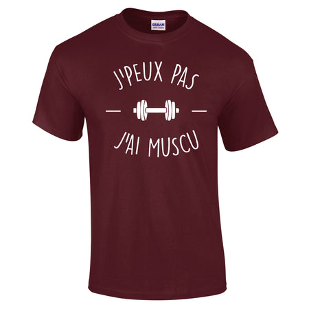 je peux pas muscu tee shirt