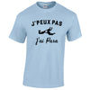 je peux pas parachute tee shirt