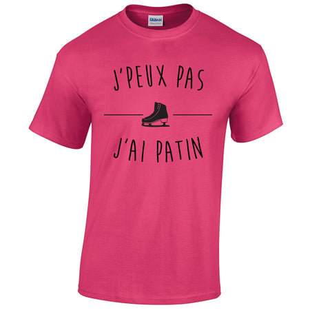 je peux pas patin tee shirt