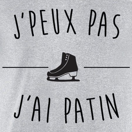 j'peux pas patin tee shirt