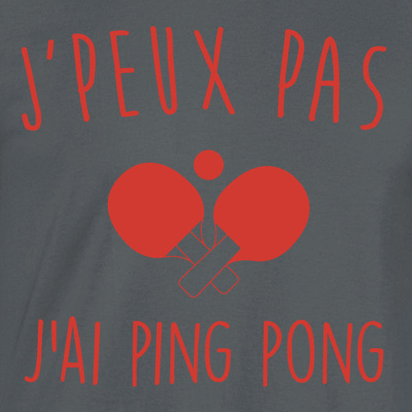 je peux pas ping pong t-shirt