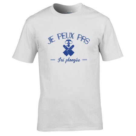 je peux pas plongée tee shirt
