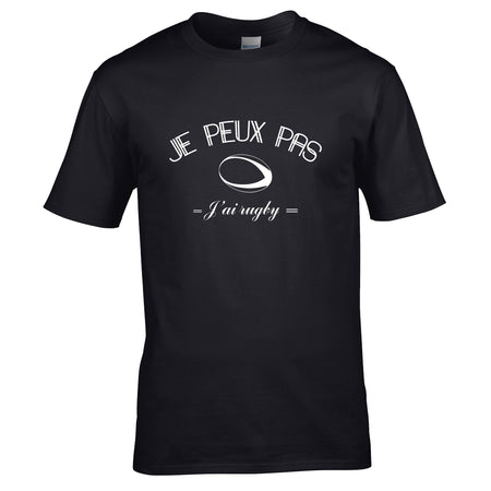 je peux pas rugby tee shirt