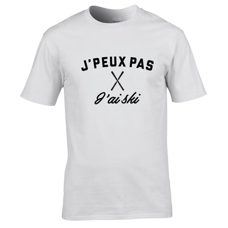 je peux pas ski tee shirt
