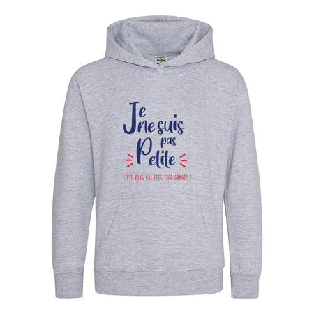 sweat capuche pas petite