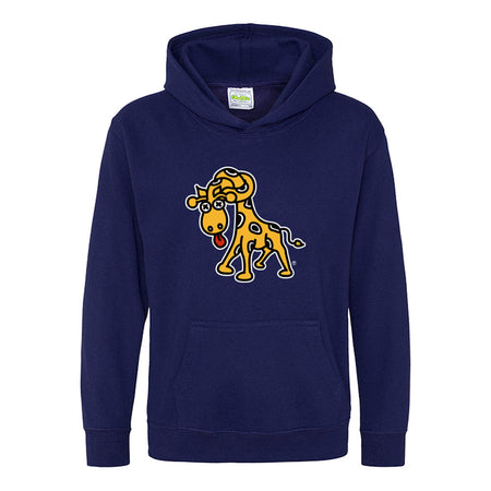 sweat capuche noeud girafe