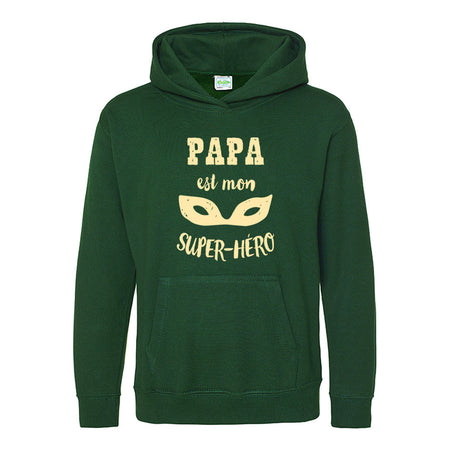 sweat capuche papa super hero