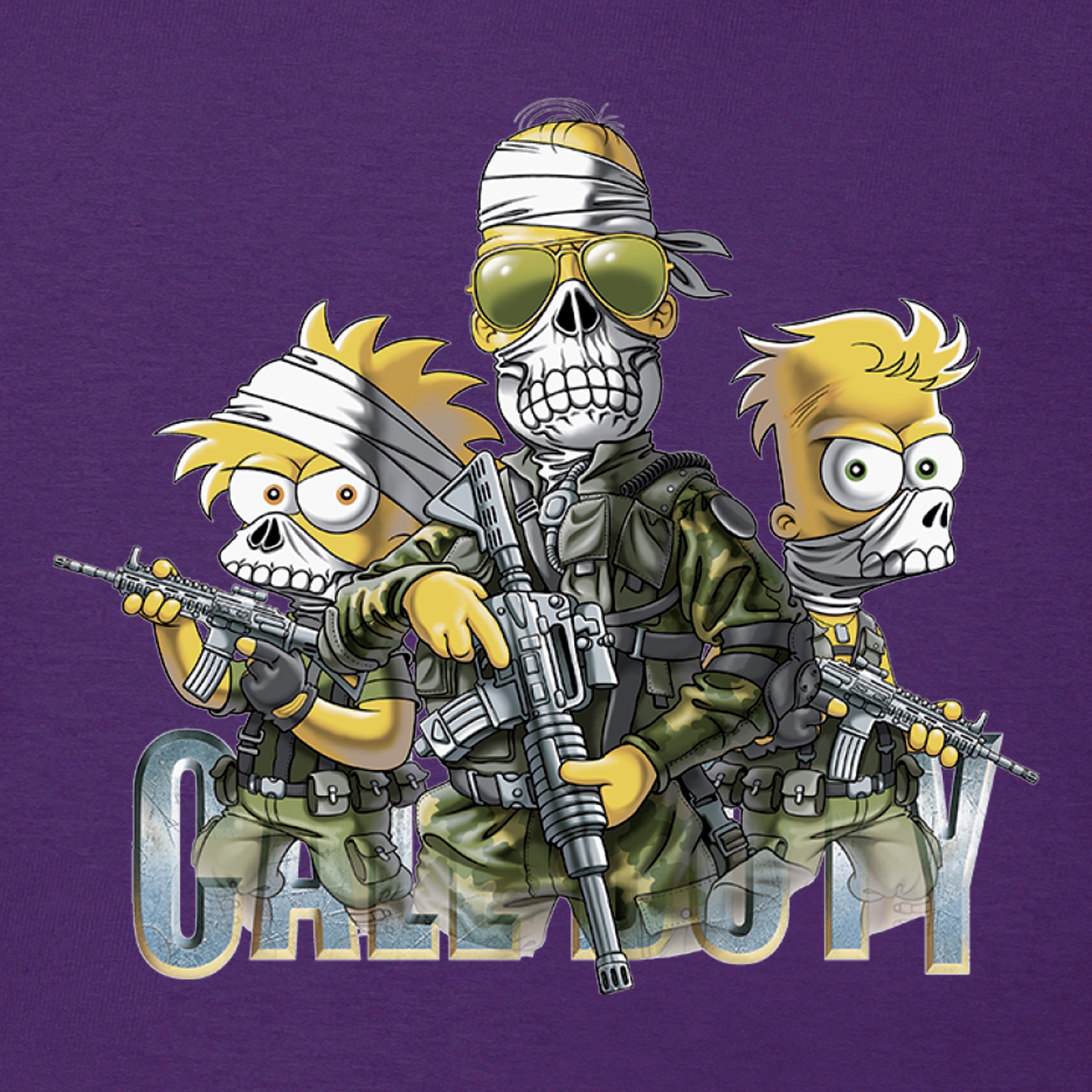 Call of Duty Raygun Zombie Green Neon Big Chest Retro Logo T-Shirt Call of Duty Raygun Zombie Green Neon Big Chest Retro Logo T-Shirt