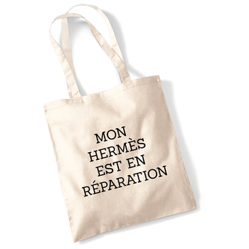 tote-bag mon hermes est en réparation