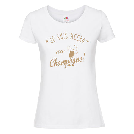 T-shirt ACCRO AU CHAMPAGNE
