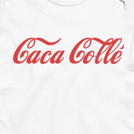 body bébé caca collé