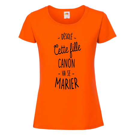 t-shirt canon va se marier