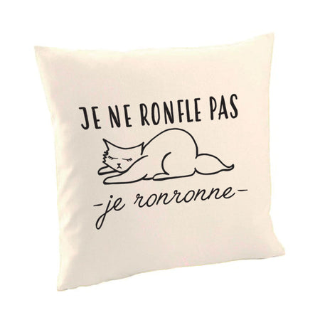 coussin je ne ronfle pas je ronronne