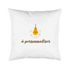 coussin à personnaliser