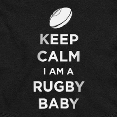 body bébé keep calm play rugby