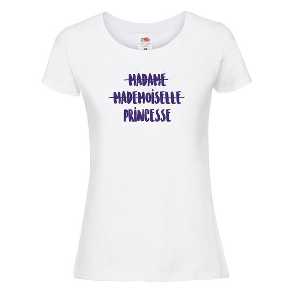 t-shirt madame mademoiselle princesse