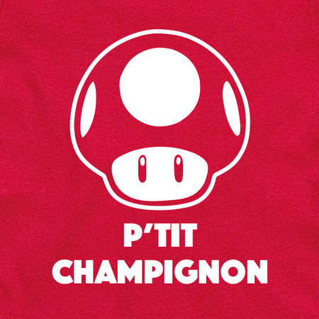 body bébé p'tit champignon