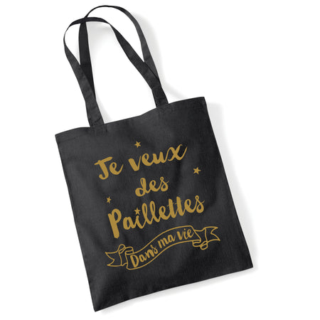tote bag paillettes dans ma vie